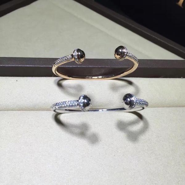 Piaget brand jewelry diamonds bracelet  18kt  gold  with white gold or yellow gold