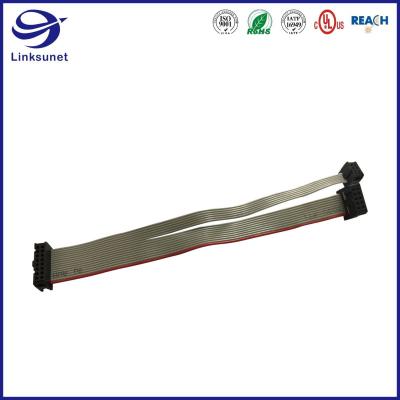 O chicote de fios de solda industrial do fio com o conector da C.A. 2.54mm de FC 250V adiciona o cabo liso