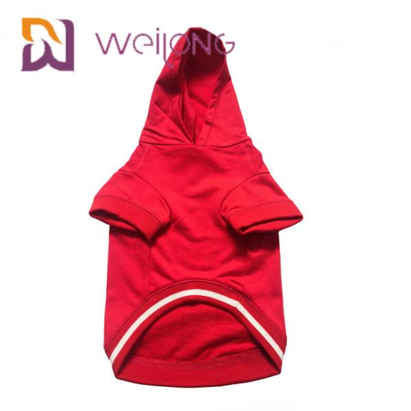 Customized Colours Printing House Pet Dog Christmas Hoodie CVC For Autumn / Winter