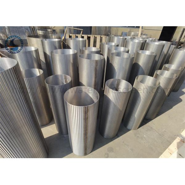 Reverse Slot V Wire Wound Filter Customizable Stainless Steel