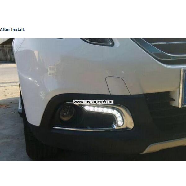 Peugeot 2008 DRL LED Daytime Running Lights car driving daylight sale