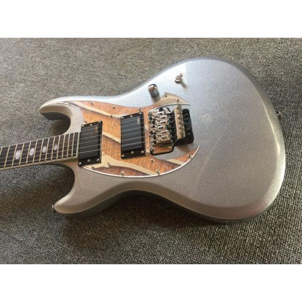 Top quality factory custom Silver Powder Mirror Panel High Quality Guitar/Anmiyue China Electric Guitar