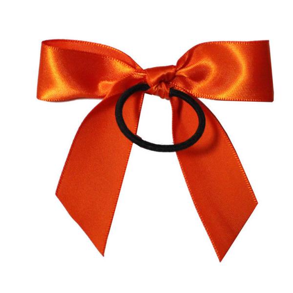 3Inch Personalized Tie satin ribbon bow , Floral , Elastic , twist tie gift bow