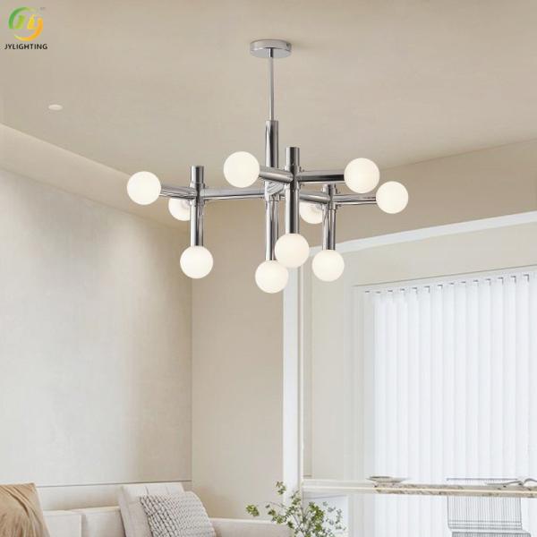 Designer Hotel Model Room Villa Restaurant Chandelier Modern Minimalist Multi-Head Decorative LED Lamps
