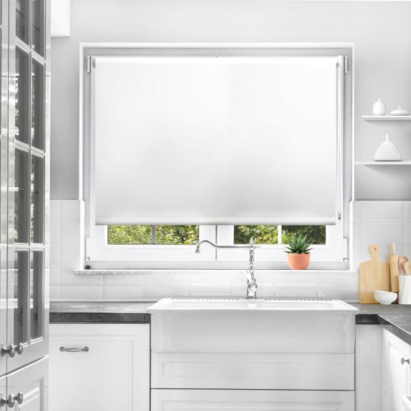 Шторки ролика тени Солнца 100% полиэстер Oeko-TEX100 40cm умные