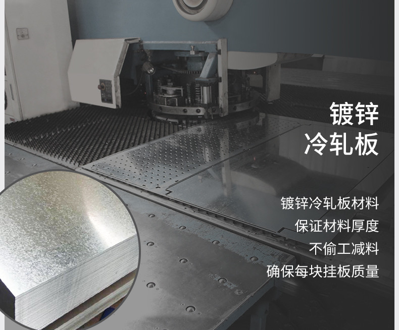 Customized Metal Pegboard Back Panel Display Stand for Hardware Tools and Organization
