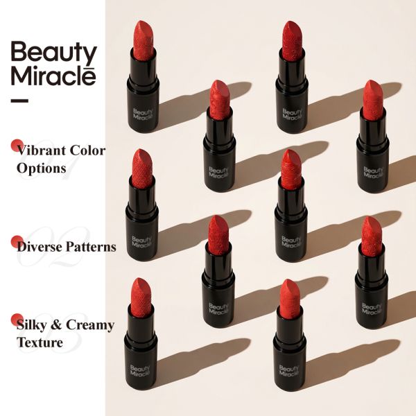 Hot Selling Sculpted Matte Lipstick Satin  Velvet Stick Vegan Moisturizing Lip Balm Cosmetics