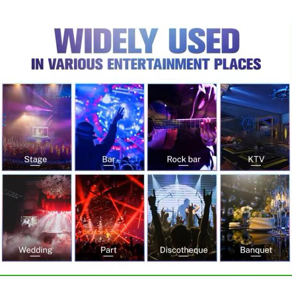 Мини 7*40w DMX512 Led Wash Moving Head Light Beeye Stage Light для мероприятия