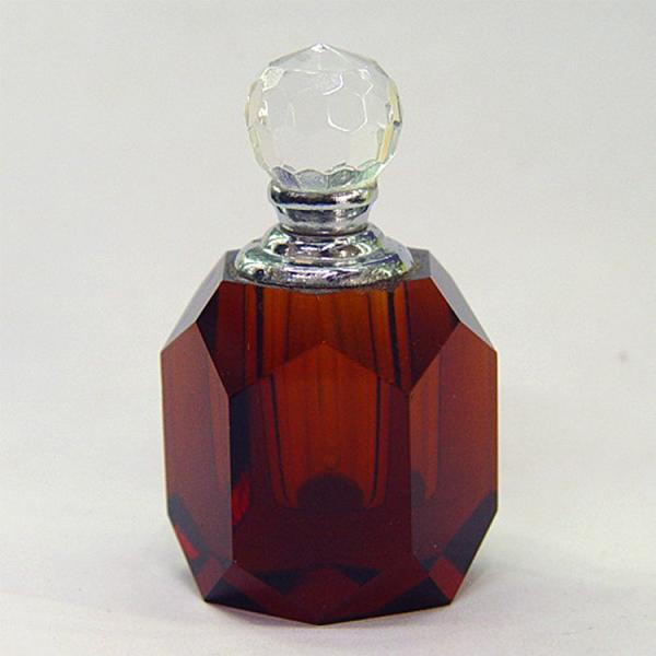 Customized Green Empty Perfume Spray Bottles Silver Spray And Black Caps