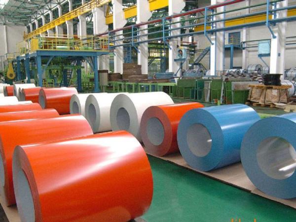 Orange EN10025 - 1995 Prepainted Steel Coil 55% Al - Zn For Home