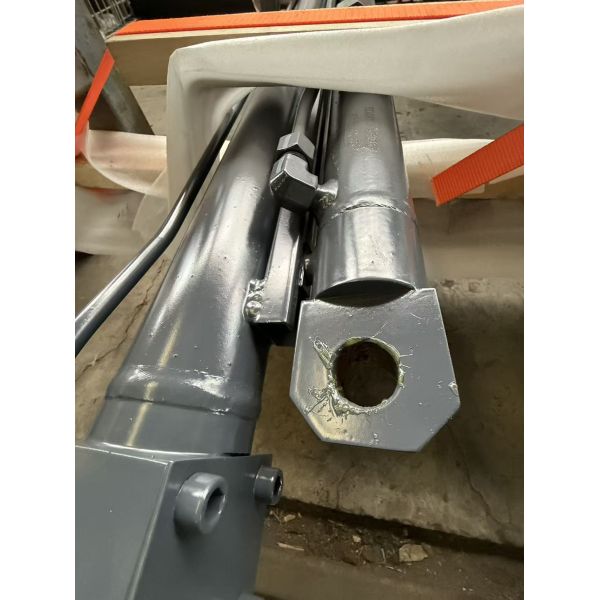 Custom Hard Chrome Plated Steel Dual Stage Hydraulic Cylinder With Complex Structure
