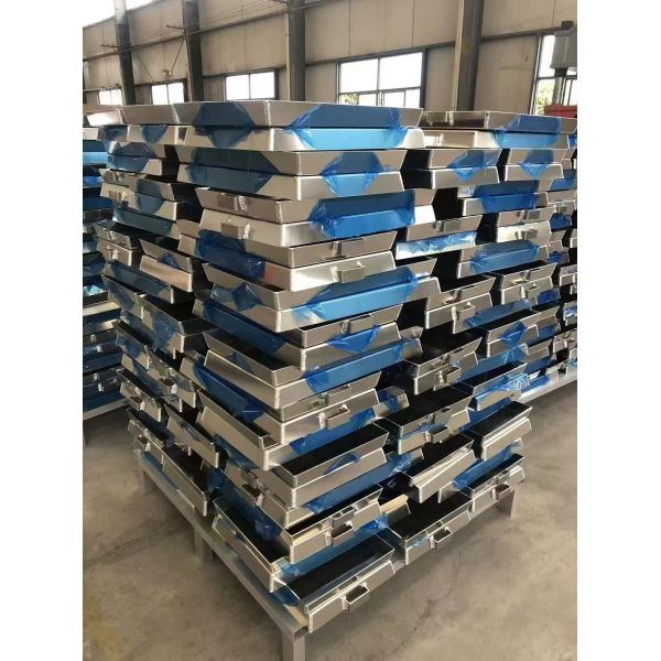 Seafood Freezing Tray Aluminium Frozen Pan for Meat Commercial Freezer Frame