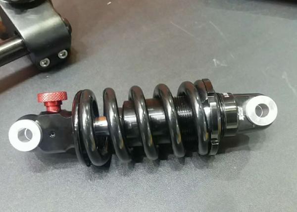 Scooter Hydraulic Coil Spring Shock, Bike Damper w/ rebound adjustment 135-200mm