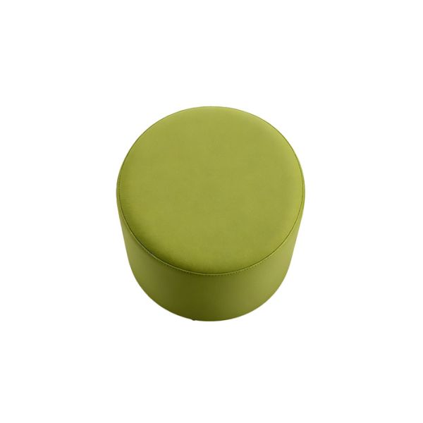 Minimalist Modern Commercial Sofa Space Saving Round Sofa Ottoman Lightweight