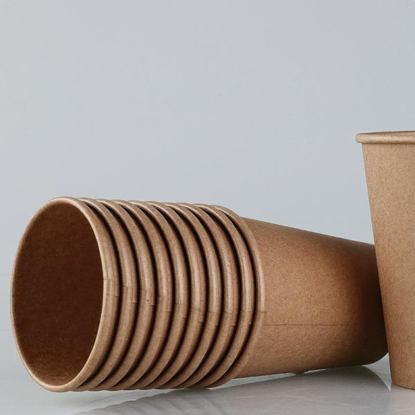 Эко- дружелюбный фильм ПЭ кофейных чашек 8оз бумаги Крафт 250кк одностеночный