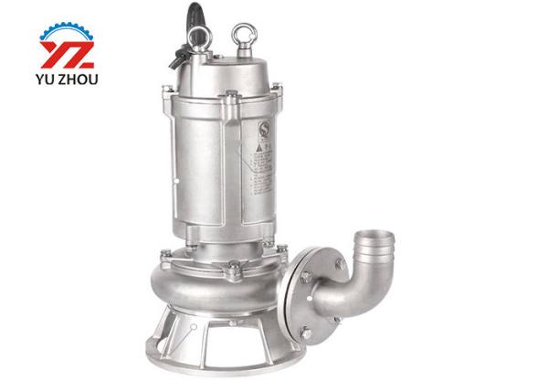 Stainless Steel Submersible Sewage Pump , Submersible Transfer Pump 1hp 5hp
