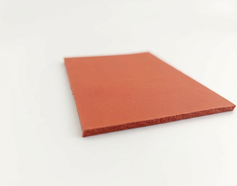 Flame Retardant High Temperature Resistant Customizable Size Silicone Sponge Sheet and Foamed Silicone Gasket