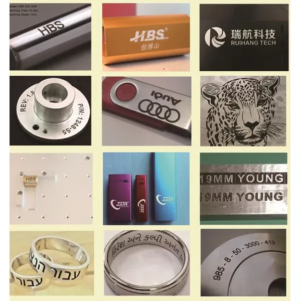 20W Fiber Laser Marking Machine for Industrial Bearings Code Marking