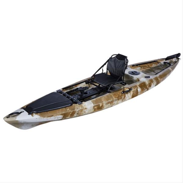 Single Seat 1 Person 13FT Fishing LLDPE Plastic Sea Kayak Fishing Pod Single Whale