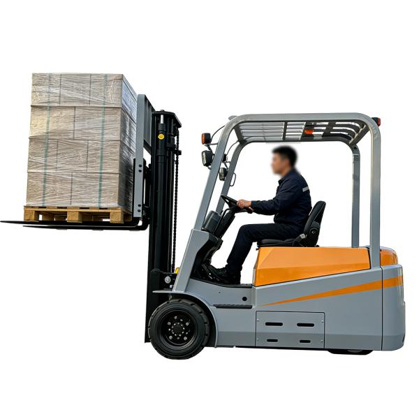 3 Wheel Counterbalance Forklift Machine Compact Sit Down Electric Industrial Materials Handler