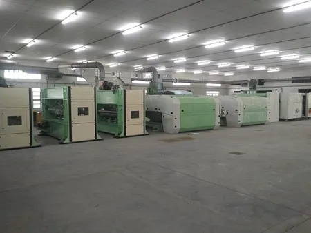 200kg/H  - 400kg/H Non Woven Needle Punching Machine Insole Board Toe Puff Felt Production Line