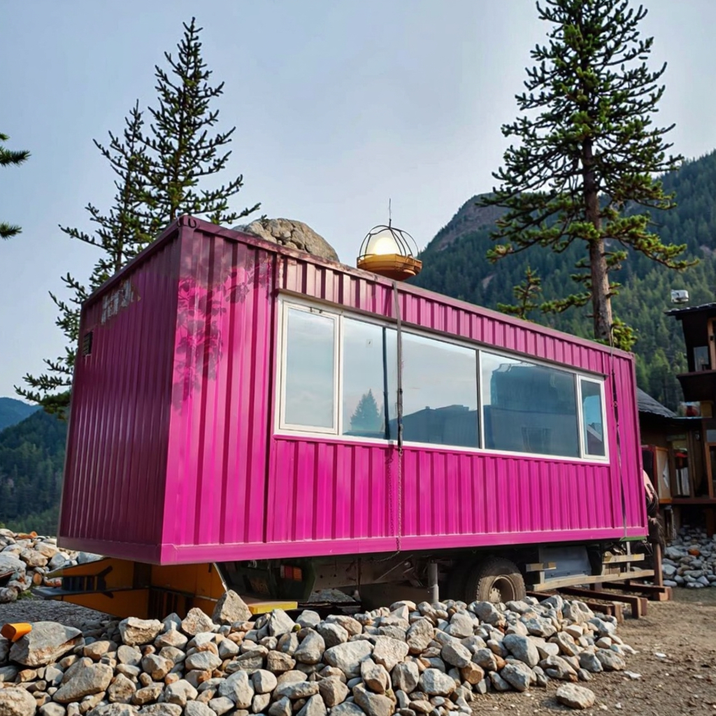 Modified Steel Shipping Container House Versatile Use for Office School Living Room Bedroom Apartment Workshop Bathroom
