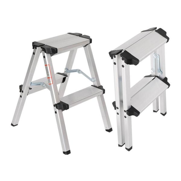 шаг алюминиевой телескопичной лестницы 330lbs регулируемый складывая