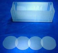 C rond - diamètre 100mm de gaufrette de saphir d'axe pour la LED et la lentille optique