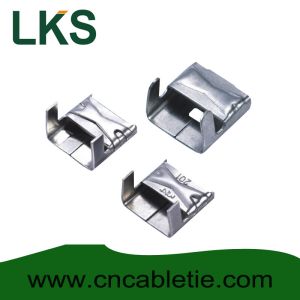 Durable Corrosion Resistant Stainless Steel Band with L Type Banding Buckle for
