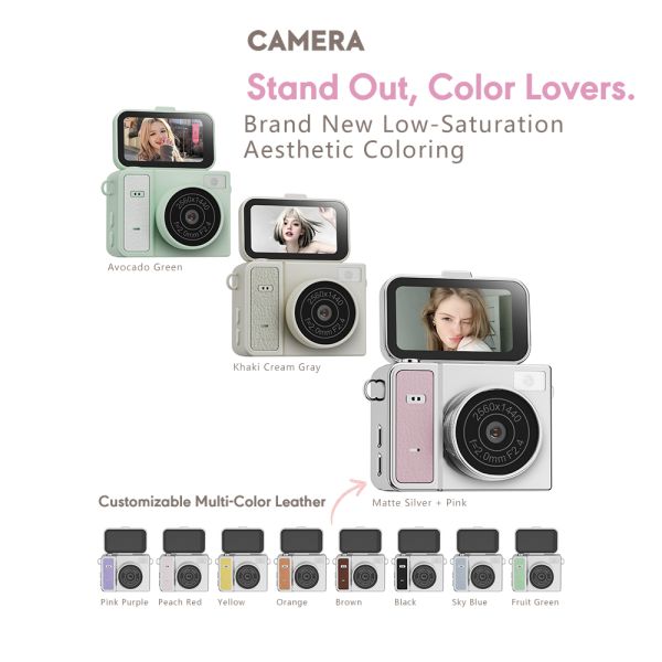 2026 S162 HD Digita Camera Thumb Student 1.47inch Small Video Camera