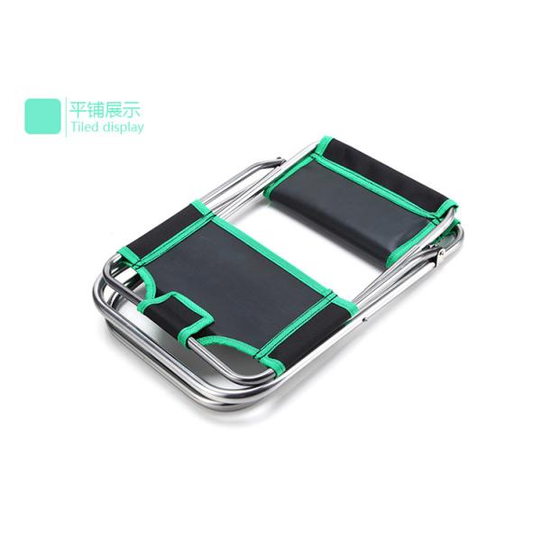 Multifunctional Folding Outdoor Seat , Backrest Camping Chair Custom Printing