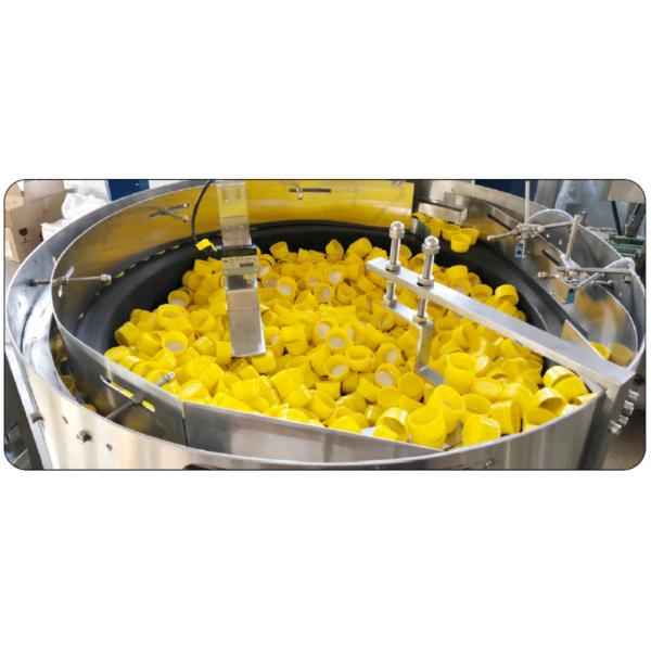 1-5L tambor de plaguicidas de cuatro cabezas máquina de tapón rotativo con control de Francia Schneider