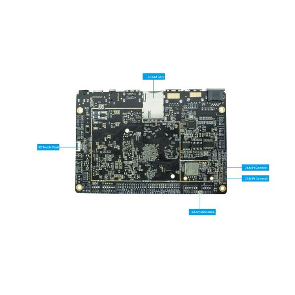 RAM mainboard 2GB/4GB андроида фабрики RK3399 Китая с EDP/LVDS/HD