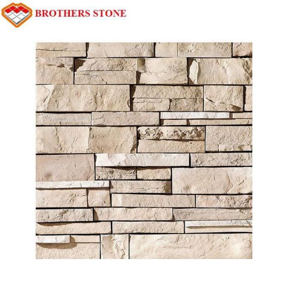 Eco Friendly Artificial Culture Stone , Classy Clutter Faux Brick Wall Panels