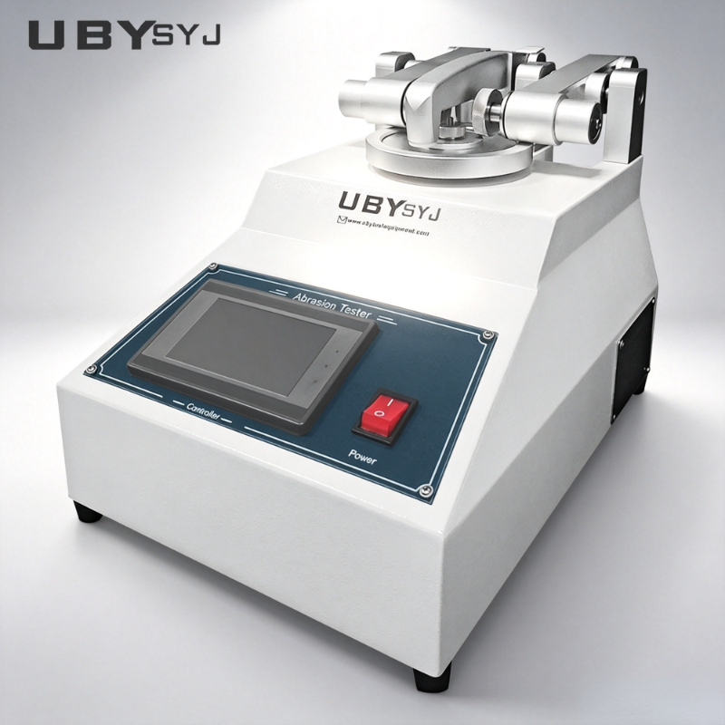 DIN-53754 Abrasion Testing Machine UP-1010 Footwear Digital Display Taber Type Abrasion Tester