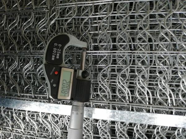 2.8 MM Revestimiento de malla de alambre de contrapeso de hormigón para tuberías