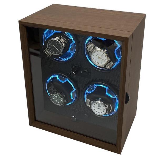 4 Slots Luxury Decorative Boxes Automatic Multi Watch Winder With Minimalist Styles