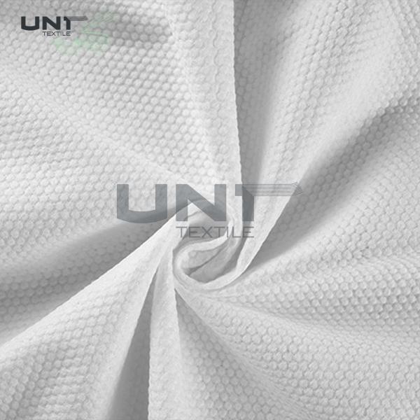 100% Cotton Chinese Hot-selling Hydrophilic Spunlace Non Woven Fabric Pearl Dots Embossed Wet Tissue