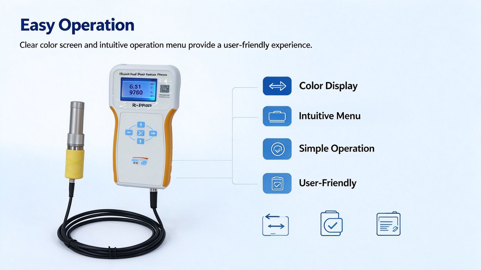 Metal Handheld Gas Dew Point Analyzer Micro Water Tester Trace Water Analyzer Detector