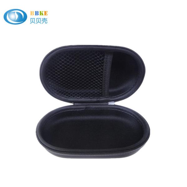 Portable PU Leather Hard EVA Headphone Case Carrying For MP3 Earphone