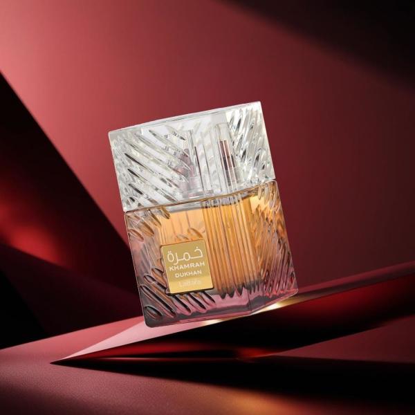 Lattafa Khamrah - Vanilla, Warm Spicy, Amber, Cinnamon Perfume Long-Lasting Fragrance for Unisex, 3.40 Ounce / 100 ml