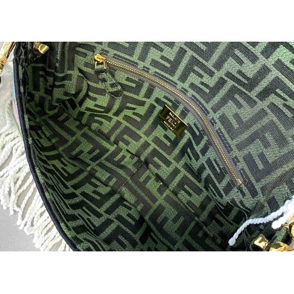 Limited Style Of Baguette Bag Nifty Tassels Luxury Cross-Body Bag Hand Embroidery Handbag