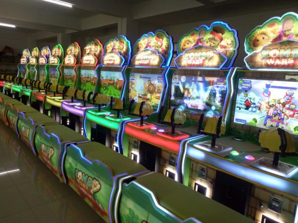 Zombywar Crazy Water Shooting Redemption Arcade Machine For Shopping Mall