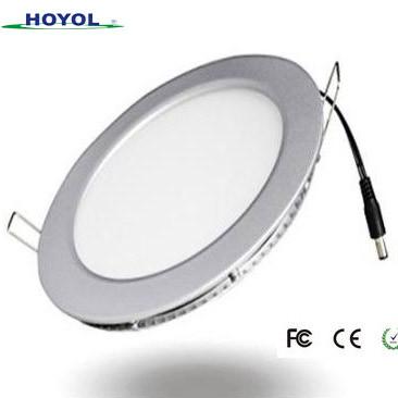 Diameter 240mm Embedded 1100Lm 15W Round LED Panel Lights for school