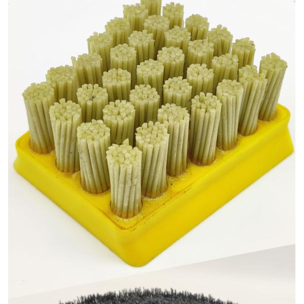 Долгая срок службы Круглая стальная щетка Fickert Frankfurt для полировки гранитных мраморных плиток