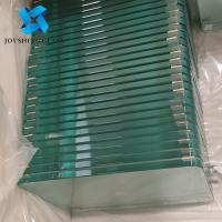 Vidro reforçado de cor verde 6 mm 8 mm 10 mm Vidro de construção de segurança