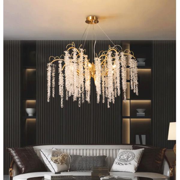 Украшение светов люстры современного искусства стеклянное привесное