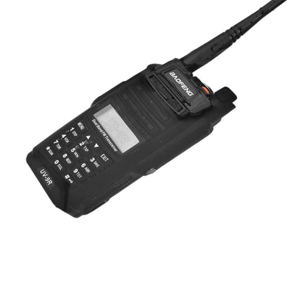 UV-9R UV Dual Band Waterproof e Dustproof Black Outdoor Walkie Talkie