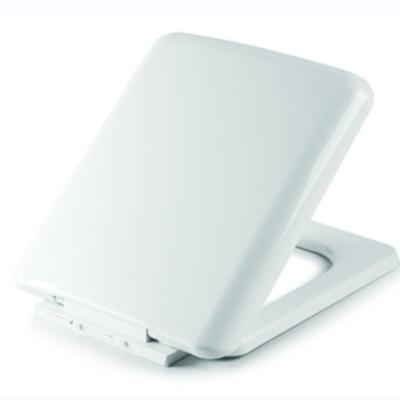 White Plastic Soft Close Toilet Seat Cover For Indian Commode