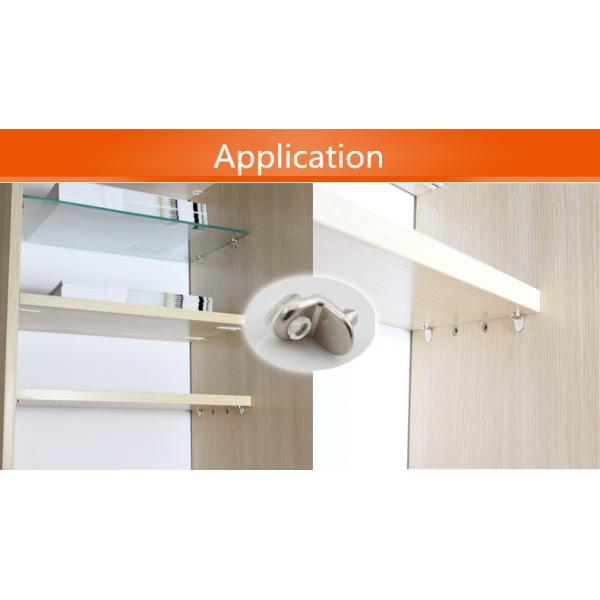 Mail Packing Metal Cabinet Shelf Support Clip for Shelving Glass Clamp Bracket Holder